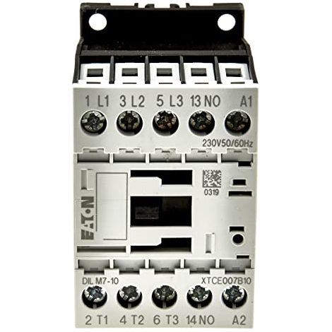 Contacteur de puissance 3p+1F 3kW/400V/AC3 EATON DILM7-10(230V50/60HZ)