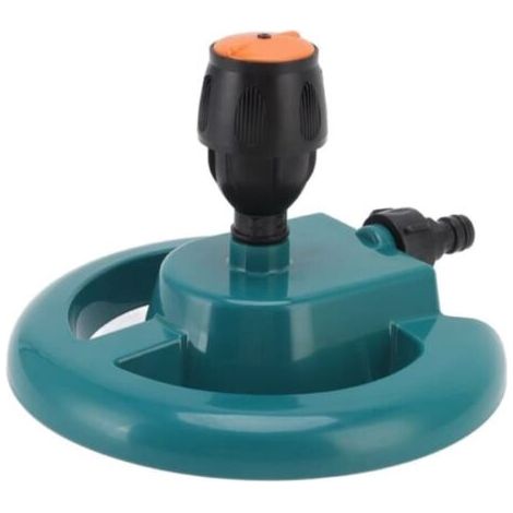 Arroseur de jardin automatique à rotation 360°, base ronde en ABS durable, usage général, pour pelouse et allées de jardin.-AquaForge (1/5)
