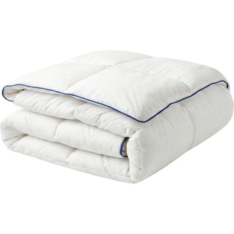 Piumino leggero in piuma d'oca bianco 150 x 200 cm Cervino