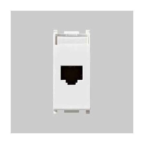 PRESA TELEFONICA RJ45 'PLANA' VIMAR Cat. 5E UTP - Col. Bianco - VIMAR