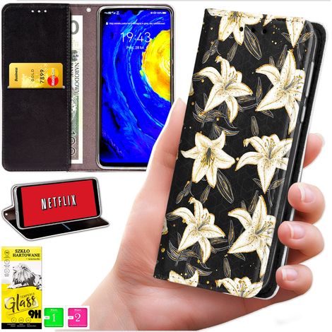 Brieftaschenhülle für Samsung Galaxy A36 / A56 – Blue Moon Cover Print + 9H-Glas (1/5)