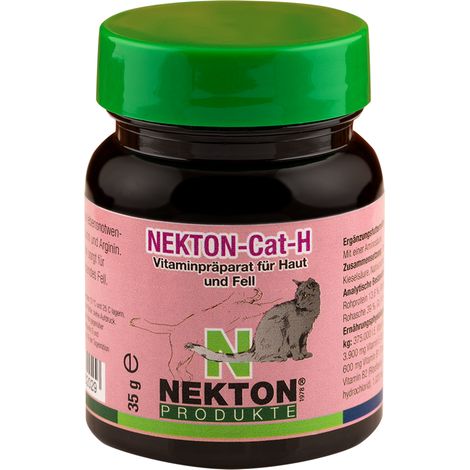 NEKTON Cat H - Vitamine zur Haut- und Fellverbesserung für alle Katzen 150g (1/2)