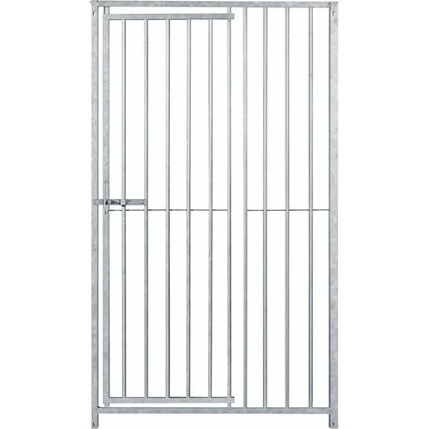 Panneau de chenil à barreaux 1,5m avec porte - Hauteur 184cm