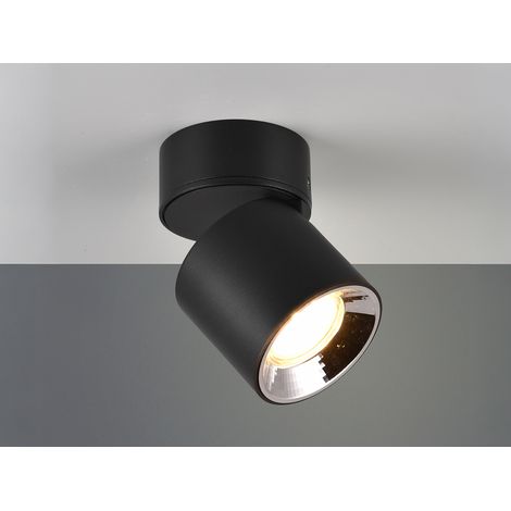 LED Spot Deckenstrahler Schwarz dimmbar, Ø 9cm (1/5)