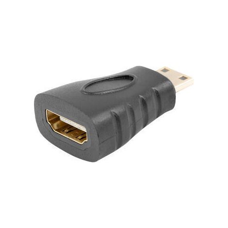 Lanberg AD-0037-BK cambiador de género para cable HDMI HDMI Mini-C Negro (1/3)