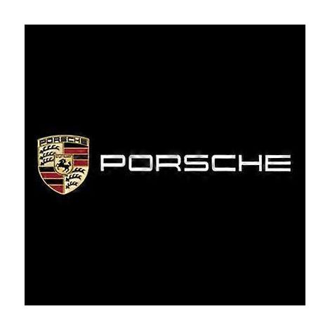Autocollants décoratifs pour voiture, stickers pour essuie-glaces, vitres électriques, stickers personnalisés UV - Porsche (lot de 5) (1/5)