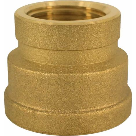 Messing Muffe reduziert, Gewindefitting, 3/4" IG x 3/8" IG Boni-Shop