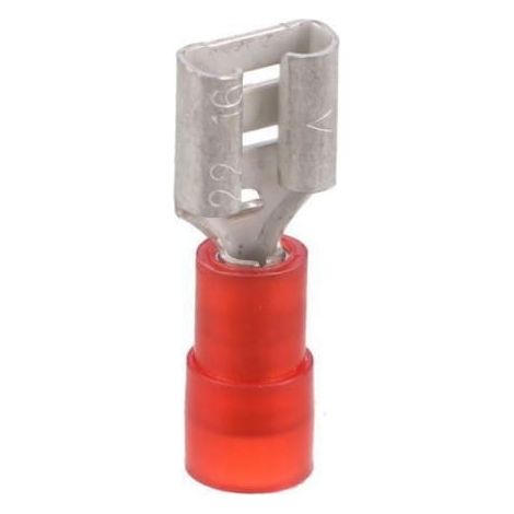 Manchon isolant NI 6.3-1/0.8 rouge E10KN-03010100901 /100 pièces/