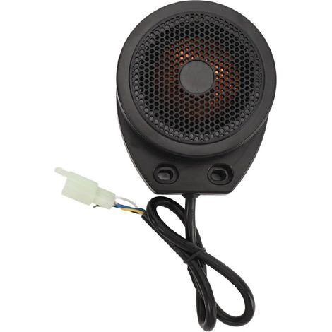 Electric vehicle modification to mimic motorcycle sounds, electric motorcycle engine sound simulation, horn assembly (1/4)