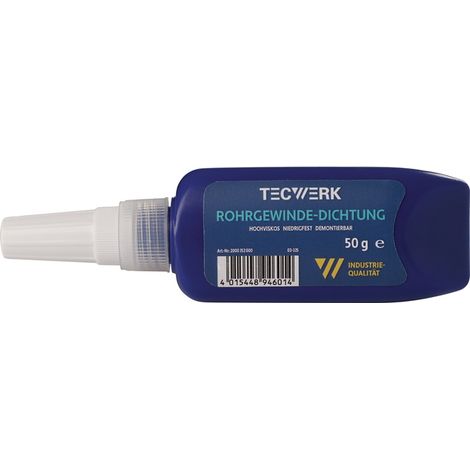 TECWERK Rohrgewindedichtung niedrigfest hochviskosweiß 50 g Tube
