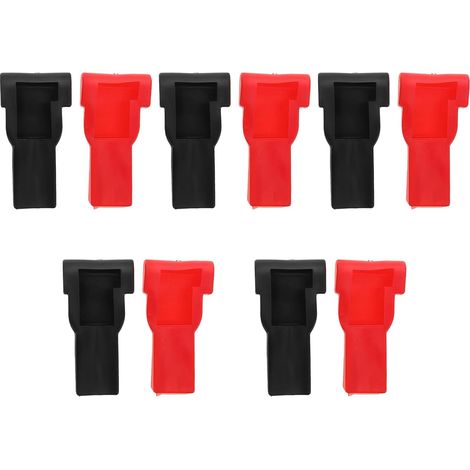Capuchons Isolants de Bornes de Batterie Voiture, 10 Pièces, Protection Étanche et Résistante la Chaleur, Cache-bornes pour Bornes Positives et Négatives, Accessoires Batteries (1/5)