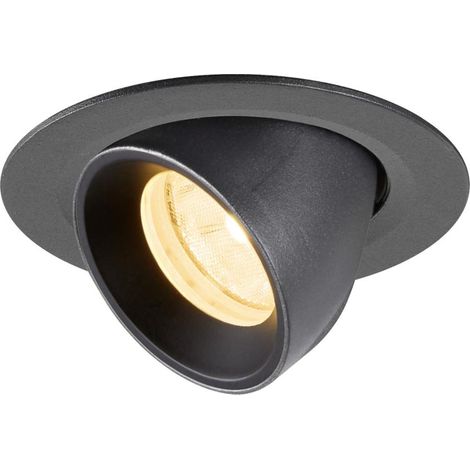 Spot encastré NUMINOS® GIMBLE XS intérieur 3000 K 20° IP20 rond noir - SLV - 1010044