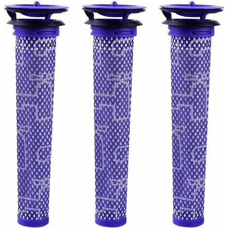 Filtre Keepow® bleu standard pour aspirateur Dyson V8 V7 V6 DC62 DY-965661-01, lot de 3 - AquaForge (1/5)