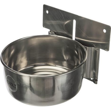 1 Gamelle Oiseau, Acier Inoxydable, Fixation Universelle, 13 Cm, Pour Cage (1/5)