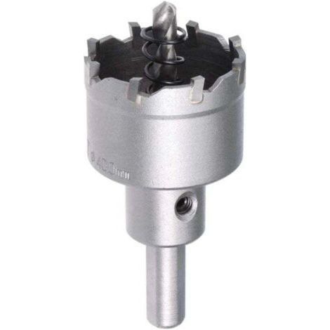 Scie Cloche Carbure Trépan Scie à Trou 40mm Diamètre de Coupe pour 0.5mm-3mm Acier Inox (1/4)