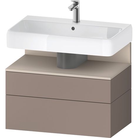 Duravit Collection One Meuble sous-lavabo, 1 tiroir et 1 tiroir,