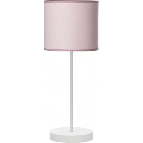 Lampada da tavolo Ibor 1xe14 Bianco/rosa 42x17x17 Cm mark FABRILAMP