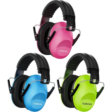 3 Paquets Casque Anti Bruit Enfant, Protections Auditives Pour Enfants Confortable, avec Une Atténuation de SNR 28dB, Casque Anti-Bruit pour Milieu Bruyant (1/5)