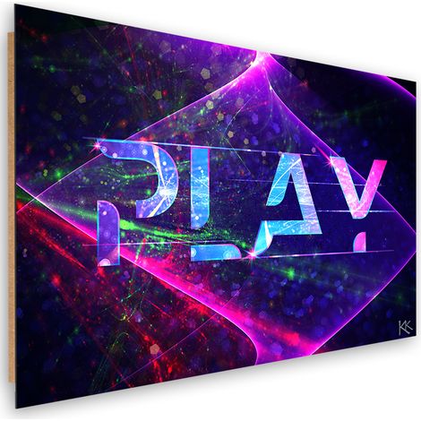 Quadro deco panel, L'astrazione dell'iscrizione - 100x70 (1/5)
