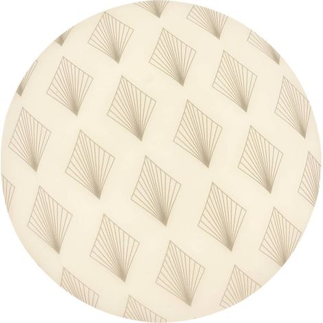 Plafonnier LED Rabalux Benita 18W Ø26 blanc motif rond (1/3)