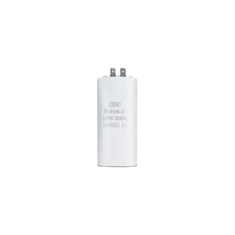 1 Pièce - Condensateur CBB60 - Condensateur de Démarrage - 35µF 450V pour Moteur Électrique - Compatible Machine à Laver et Climatiseur - 2 Bornes - Noir - 4,5x9,1cm (1/5)