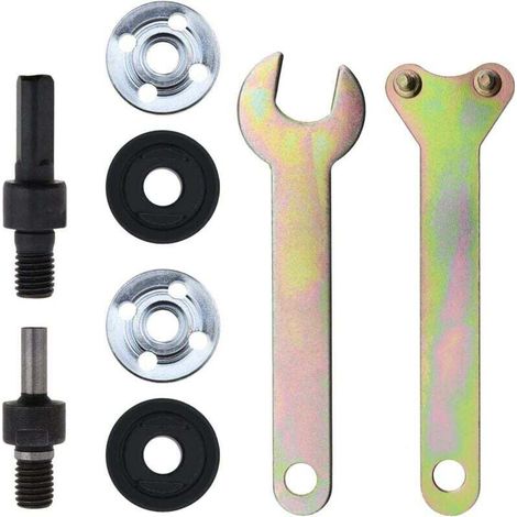 10mm & 6mm Perceuse Électrique à Meuleuse d'angle Conversion Kit de Convertisseur Bielle pour Meulage Carreaux Polissage