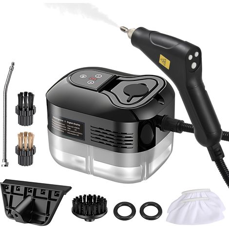 Nettoyeur vapeur multi-surfaces avec accessoires, nettoyage en profondeur réglable pour la maison, la voiture et le canapé. (1/5)