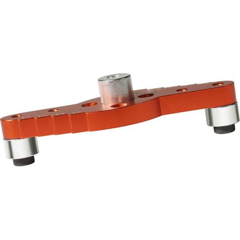 Kit gabarit perçage auto-centré aluminium acier inox, 4 forets 1/2 1/4 5/16 3/8 po, 4 bagues 6 8 10 13 mm, étagère flottante invisible (1/5)