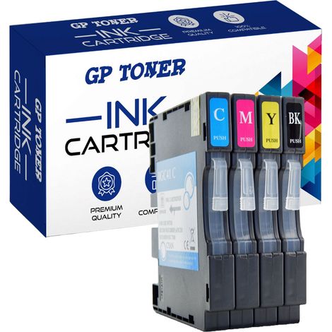 4x Ricoh GP-R41XL CMYK-kompatible Tinte (1/5)