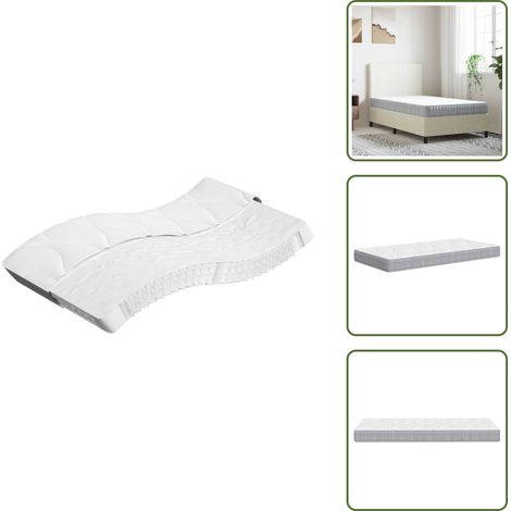 Matelas à ressorts ensachés moyen 120x200 cm - Matelas À Ressorts Ensachés - Matelas Double - Matelas Confortable - Matelas Bon Marché - Literie (1/5)