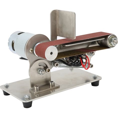 Mini-Bandschleifer, elektrisch verstellbare Schleif- und Poliermaschine, Wechselstrom 110–240 V, für Heimwerker, EU-Stecker 775 (100 W) (1/5)