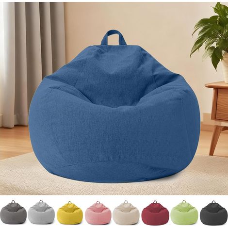 Pouf pour Enfants et Adultes - Housse de Pouf sans Rembourrage avec Fermeture éclair - pour Adultes et Enfants - 100 x 120 cm - pour Chambre à Coucher, Bureau, Salon, Terrasse (1/5)