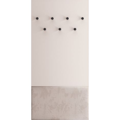 Selsey DIOCE - Appendiabiti a parete - 69 cm - grigio beige
