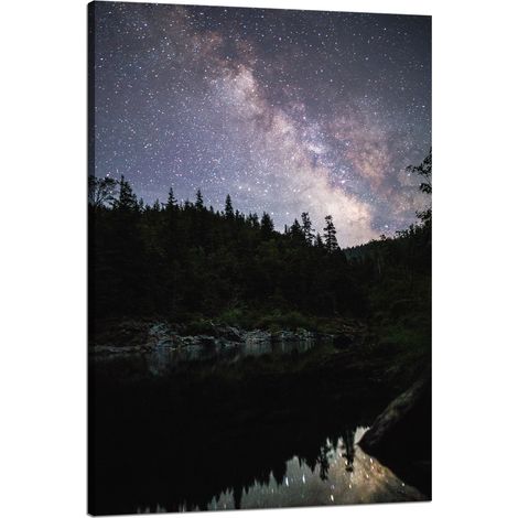Leinwanddruck Weltraum Sternenhimmel 80x120