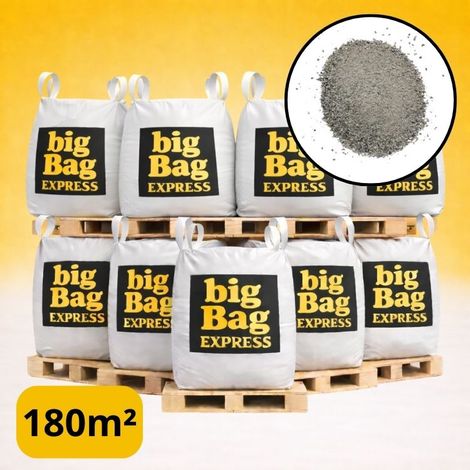 PACK 9 X BIG BAG de +/- 1,5T ≃ 180M² Sable Stabilisé Gris pour Terrain de Pétanque Ø 0/6 mm - Livraison PREMIUM (1/5)