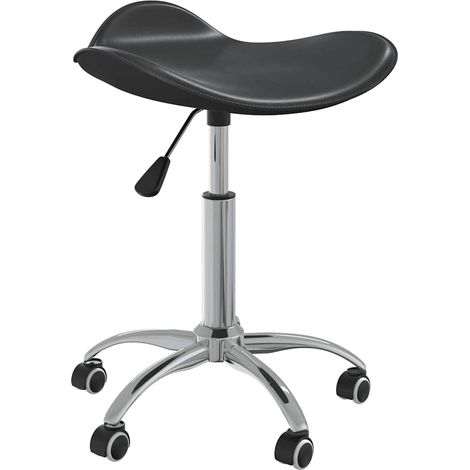 vidaXL Sedia da Ufficio Nera in Similpelle (1/5)