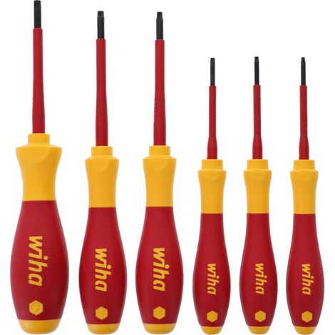 Jeu de 6 tournevis Torx avec manche SoftFinish 1000 V (1/5)