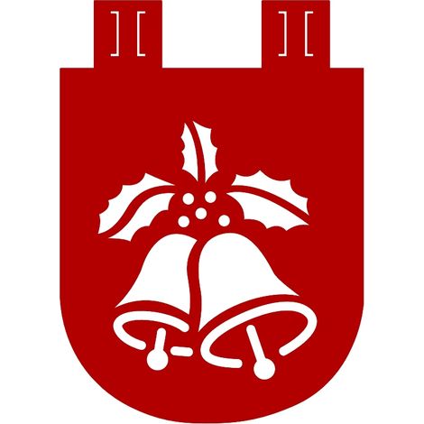 decorazioni natalizie a forma di campana