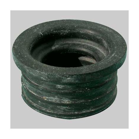 MORSETTO IN GOMMA NERA PER CURVE TECNICHE MM 50  Ø 40     MADE IN ITALY