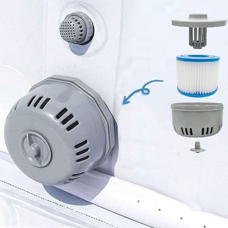 Poolfilterkartusche Typ VI – Kompatibel mit Coleman SaluSpa und InteX Lay-Z-Spa – 5-Mikron-Filtration – 2er-Pack (1/5)