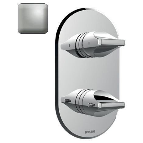 Parties externes pour mitigeur thermostatique universel nickel satiné Apice - Bossini Z00500094