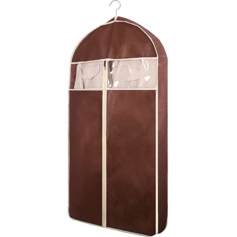 Housse De Protection Pour Fourrure - 60 x 128 cm - Tissu Non Tissé Respirant - Fermeture Eclair Robuste - Avec Fenêtre Transparente (1/5)