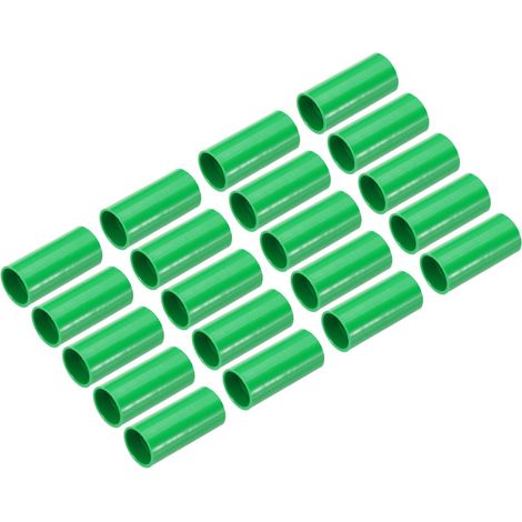 20Pcs Raccord PVC Conduit Coupler Droit Efficacité 16 mm Green (1/5)