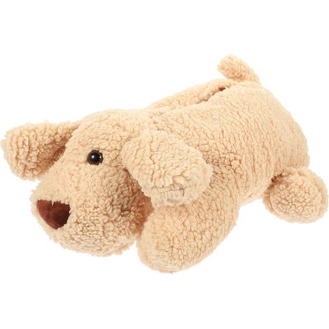 à mouchoirs en peluche en forme de chiot de dessin animé