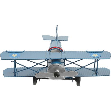 Maquette d'avion vintage, grande pièce de décoration en fer, compatible avec les intérieurs (1/5)