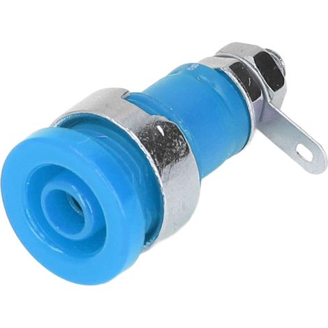 Lot de 50 prises bananes 4 mm, hautes performances, matériau durable, accessoires de test électrique largement utilisés, bleu (1/5)
