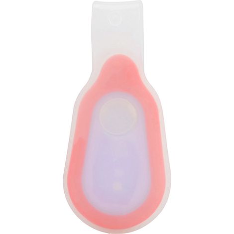 Sac à dos LED de sécurité pour cyclisme nocturne et course à pied, lumière clignotante orange en gel silicone (1/5)