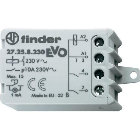 Finder Relè Commutatore Unipolare 230V - 27.25.8.230.0000 (1/6)