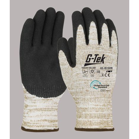 Pip-France-SAS D G-Tek® 3RX™ Schnittschutzhandschuhe beige schwarz T10