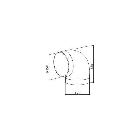 Faber Curva Tonda 90 D150mm